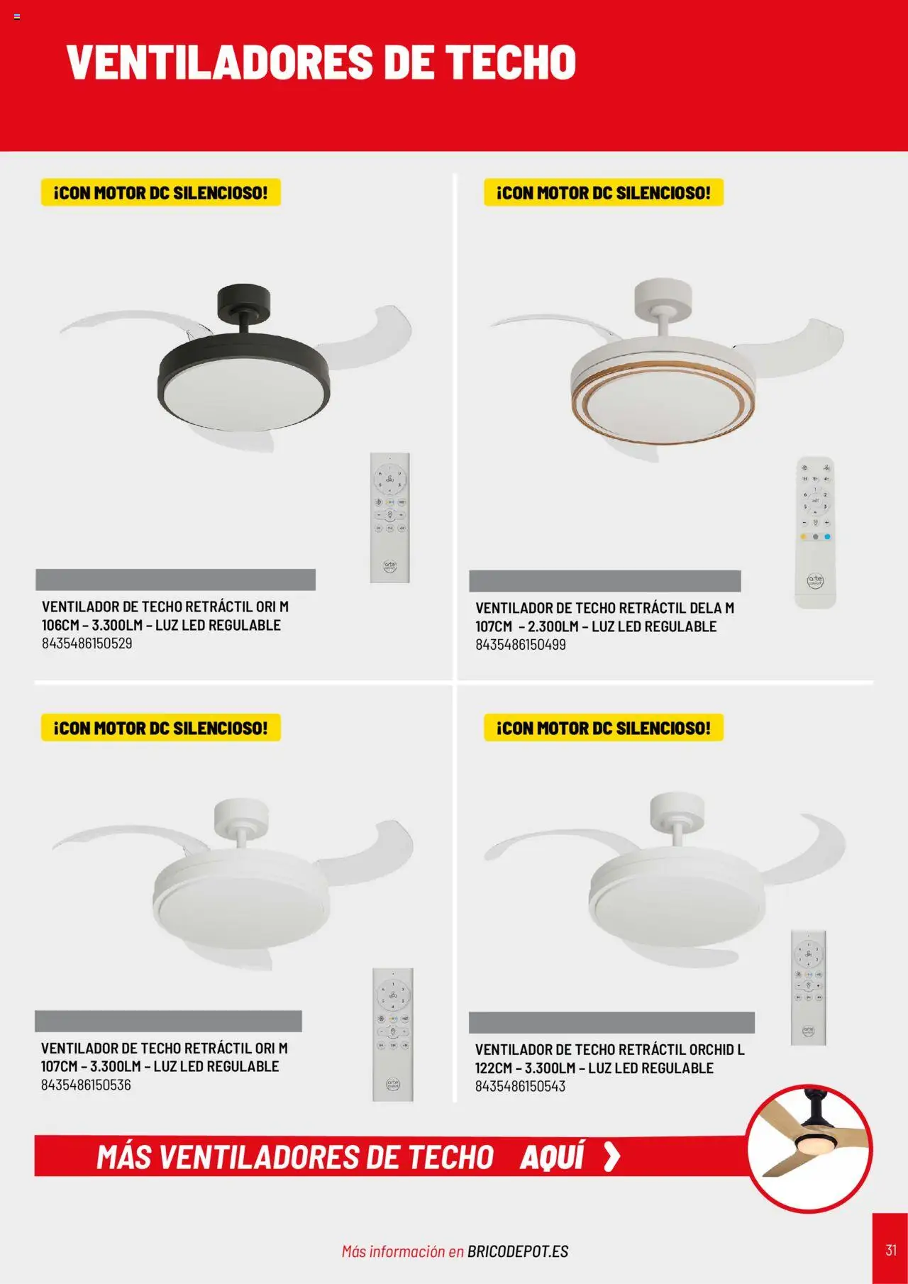 Brico Depôt Catálogo Climatización │ válido desde el 27.06.2025 | Página: 31 | Productos: Ventilador