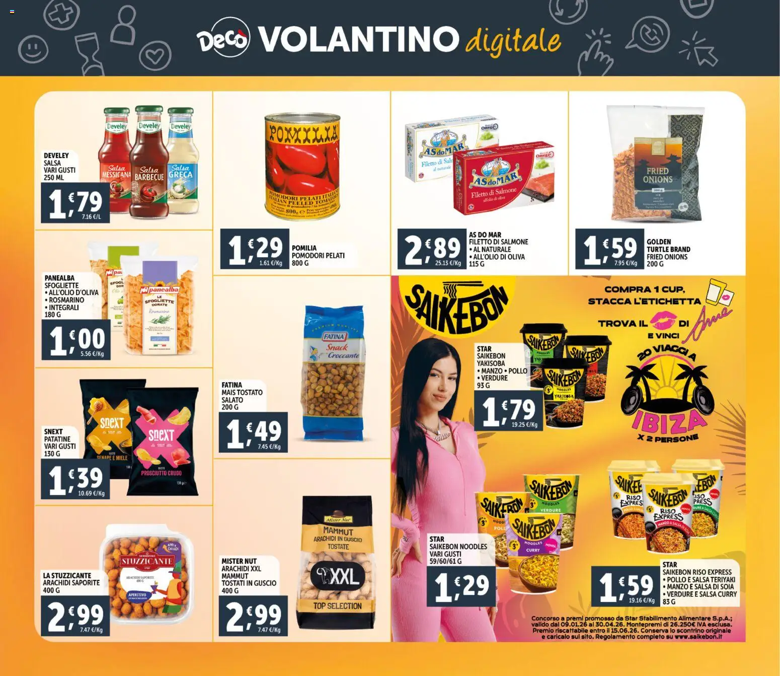 Volantino Decò del 20.01.2026 | Pagina: 25 | Prodotti: Salmone, Barbecue, Miele, Salsa barbecue