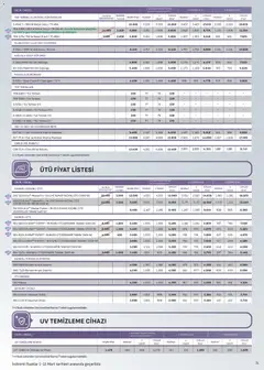 01.03.2026 tarihinden itibaren geçerli olan Arçelik kataloğu önizlemesi | Sayfa: 74 | Ürünler: Koltuk, Halı, Elektrikli süpürge, Ütü