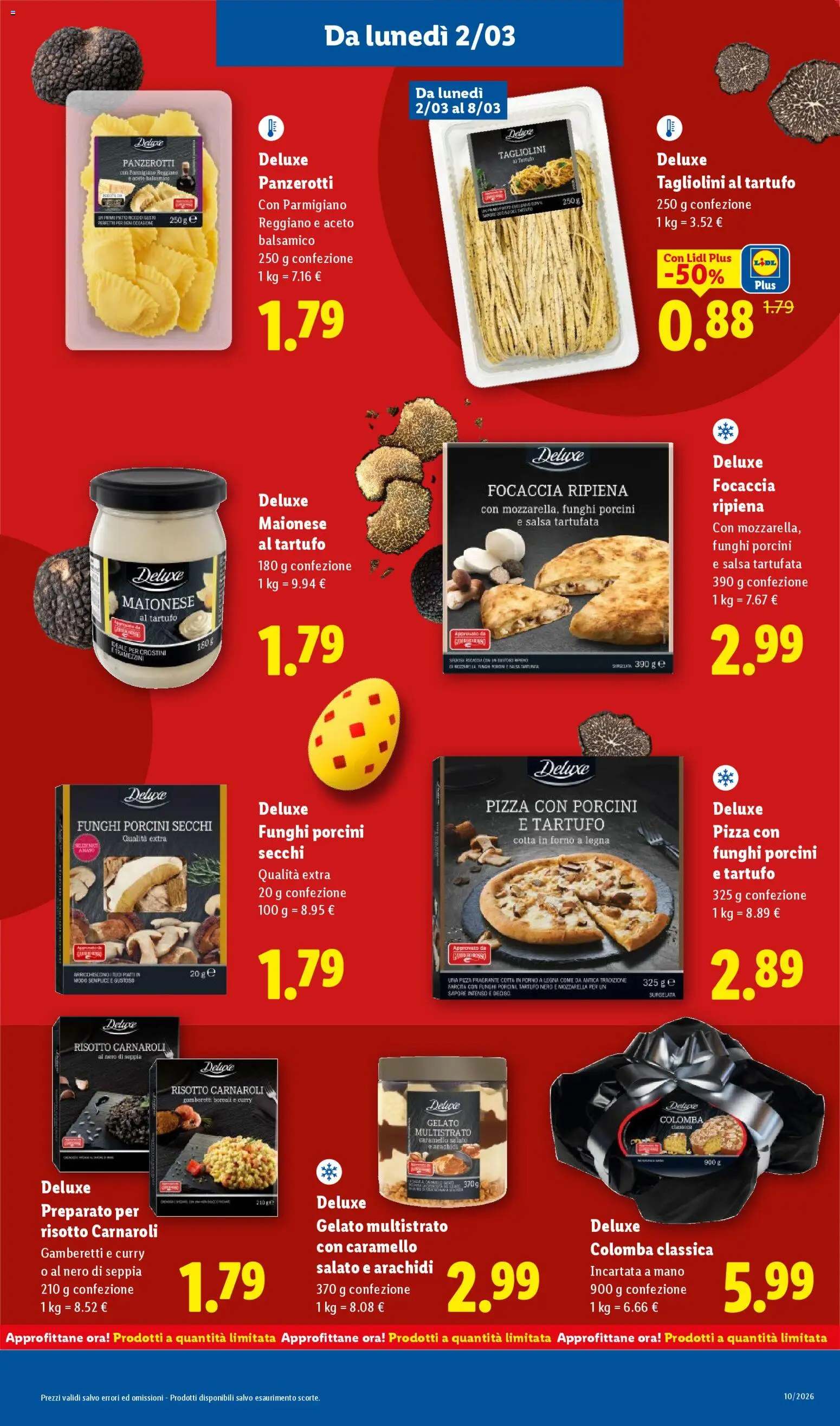 Volantino Lidl del 02.03.2026 | Pagina: 19 | Prodotti: Funghi, Crostini, Forno, Parmigiano