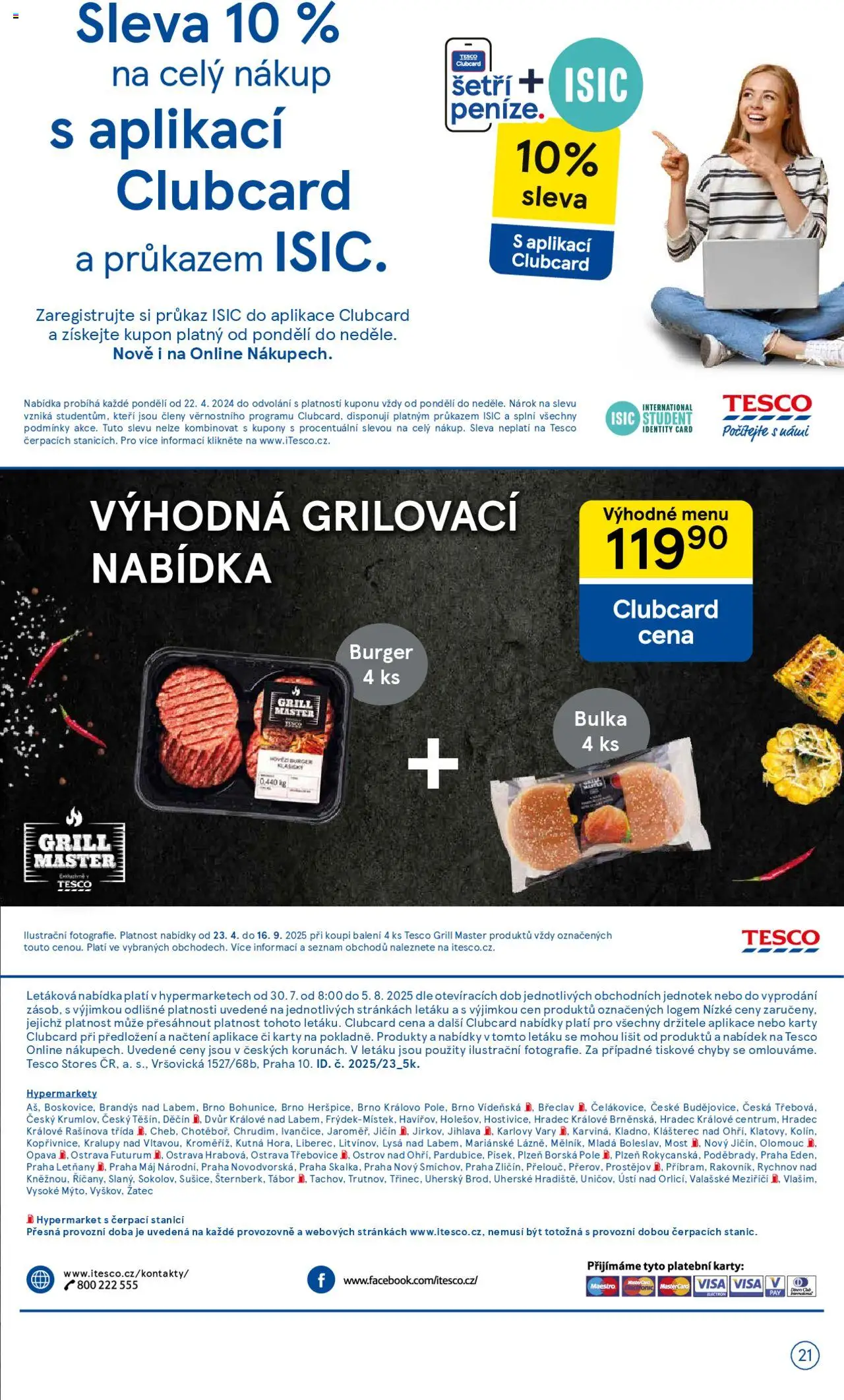 Tesco leták - Hypermarket od 30.07.2025 | Strana: 21 | Produkty: Burger, Mošt, Burger buns, Futurum