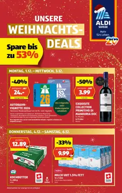 Aldi Aktionen Unsere Weihnachtsdeals ab 01.12.2025 gültig