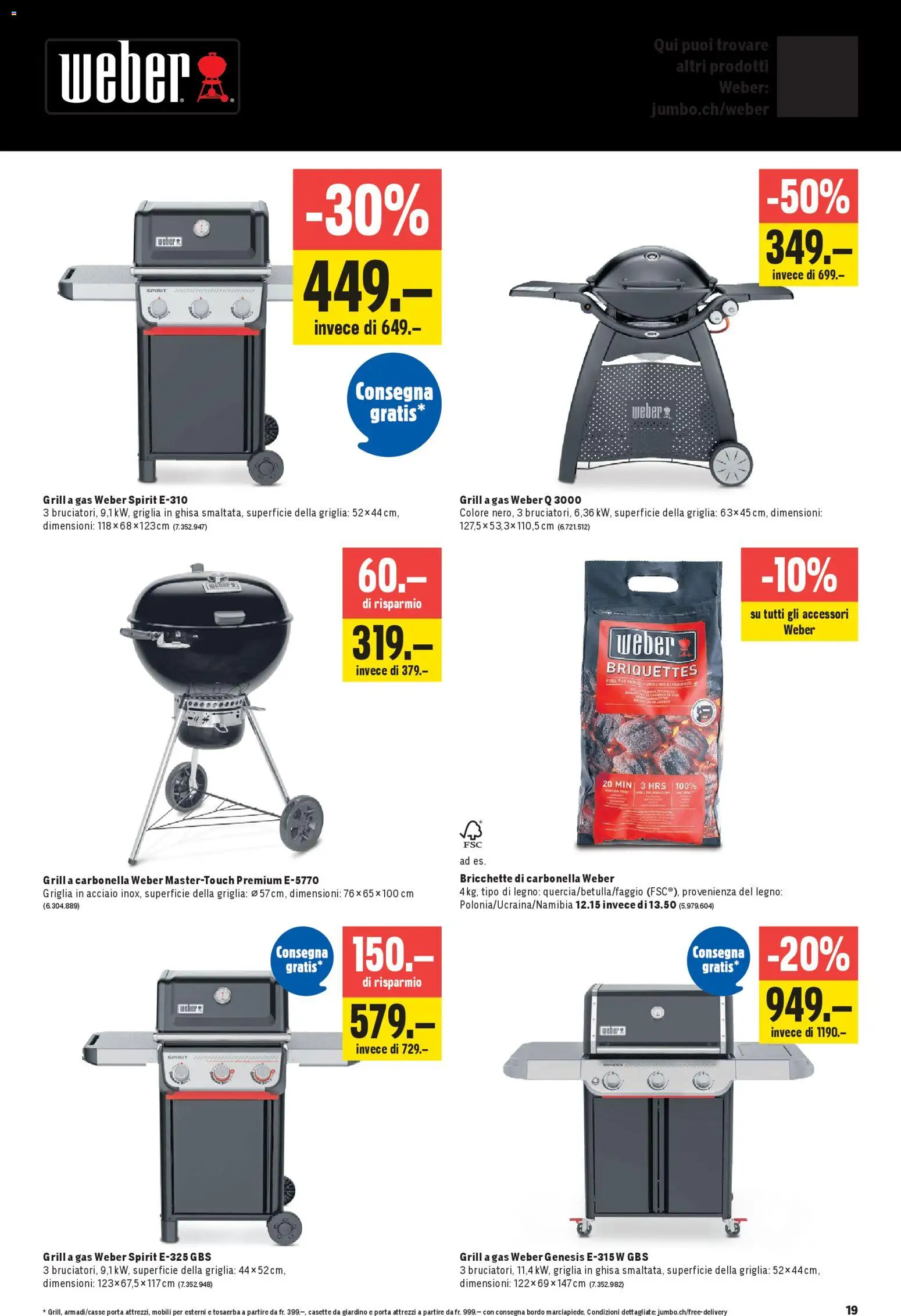 Jumbo aktionen IT – gültig ab 09.04.2026 | Seite: 19 | Produkte: Grill