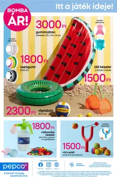 Pepco akciós ujság - amely érvényes a következő dátumtól: 19.06.2025 | Oldal: 12 | Termékek: Játék, Gumimatrac