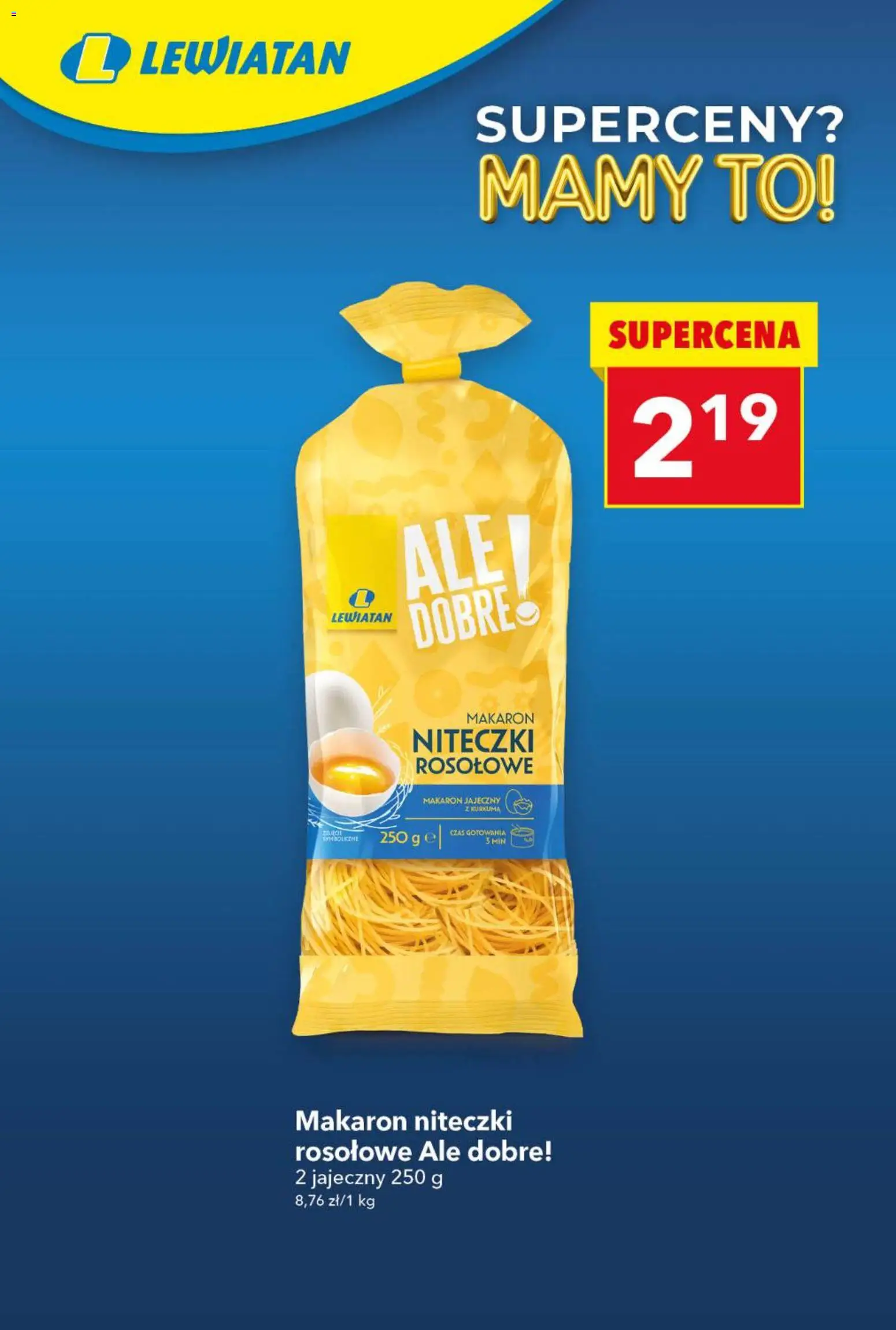 Lewiatan gazetka - Superceny od 09.04.2026 | Strona: 10 | Produkty: Kurkuma, Makaron