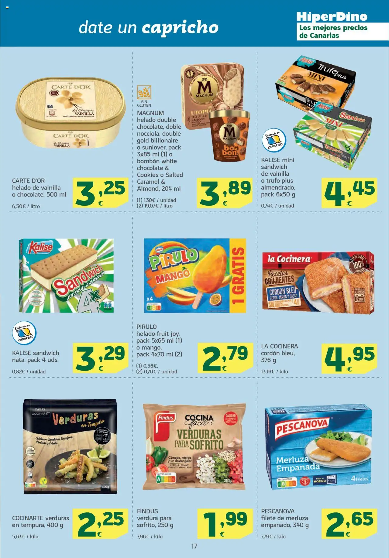 HiperDino folleto │ válido desde el 09.09.2025 | Página: 17 | Productos: Chocolate, Κάδος απορρυμάτων, Παγωμένο τσάι, Filete