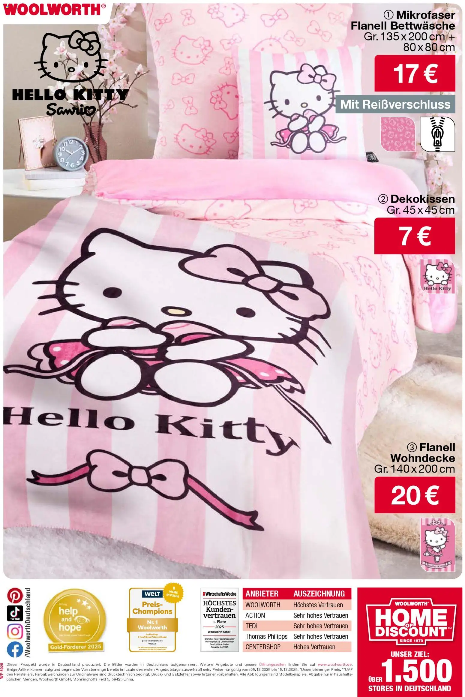 Woolworth Prospekt 	 – gültig ab 12.12.2025 | Seite: 16 | Produkte: Bettwäsche, Bilder