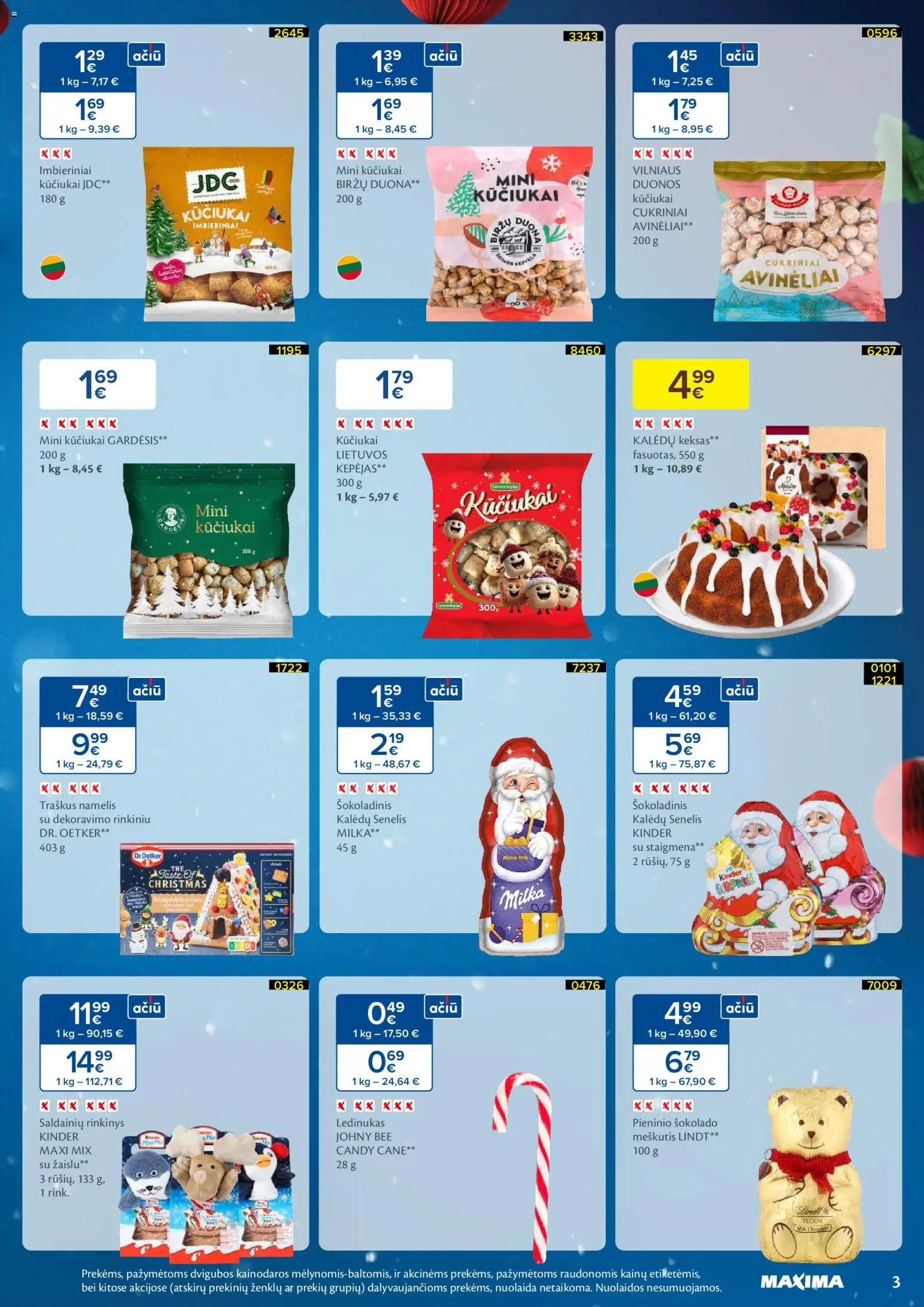 MAXIMA akcijos nuo 25.11.2025 | Puslapis: 3 | Prekių: Duona