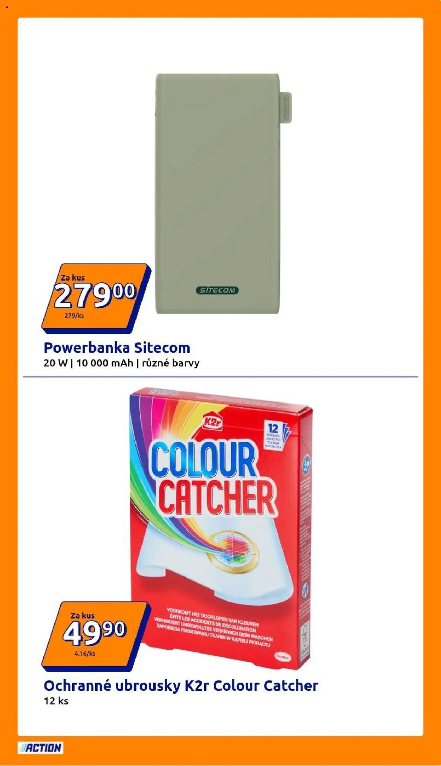 Action leták od 04.03.2026 | Strana: 9 | Produkty: Powerbanka, Ubrousky, Barvy