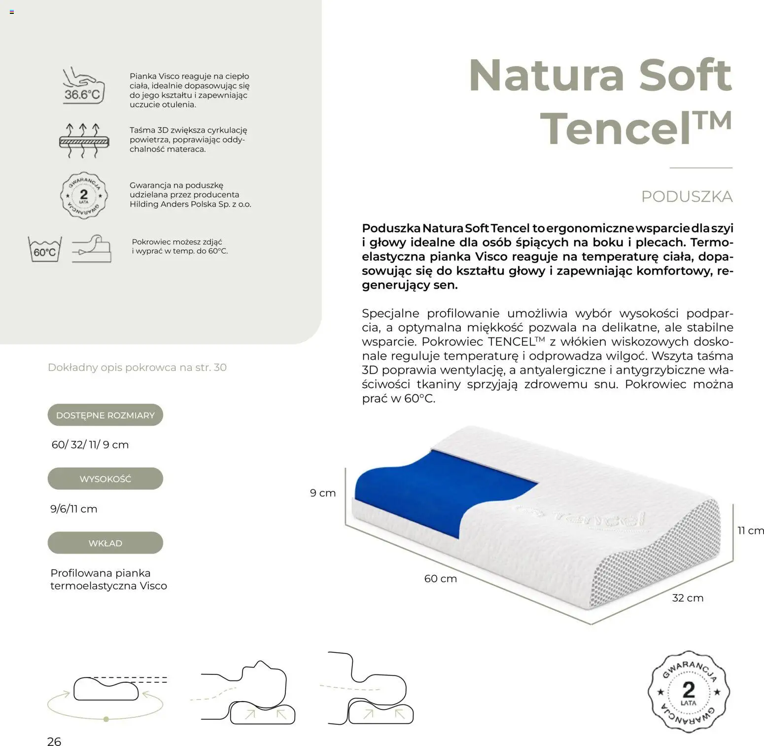 Salony Agata Gazetka - Natura od 27.01.2026 | Strona: 26 | Produkty: Poduszka