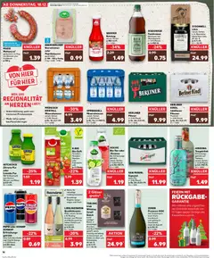 HITCHCOCK Zitrone Pur oder Limette Pur, 100% Direktsaft, zum Kochen, Würzen und Mixen je 0,2-I-FI. (1 l = 5.95) ab 18.12.2025 gültig | Seite: 18