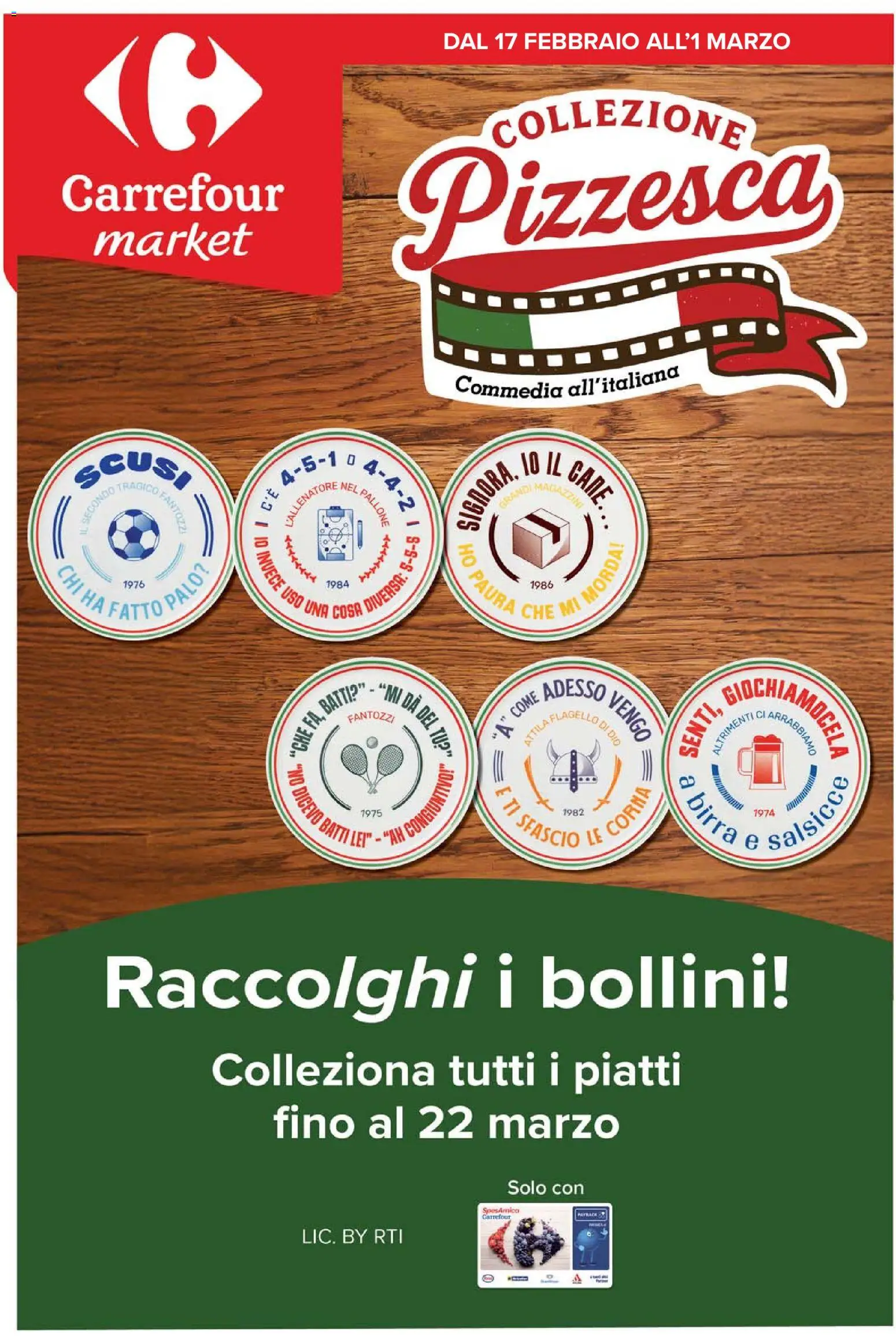 Volantino Carrefour del 17.02.2026 | Pagina: 1 | Prodotti: Birra, Pallone