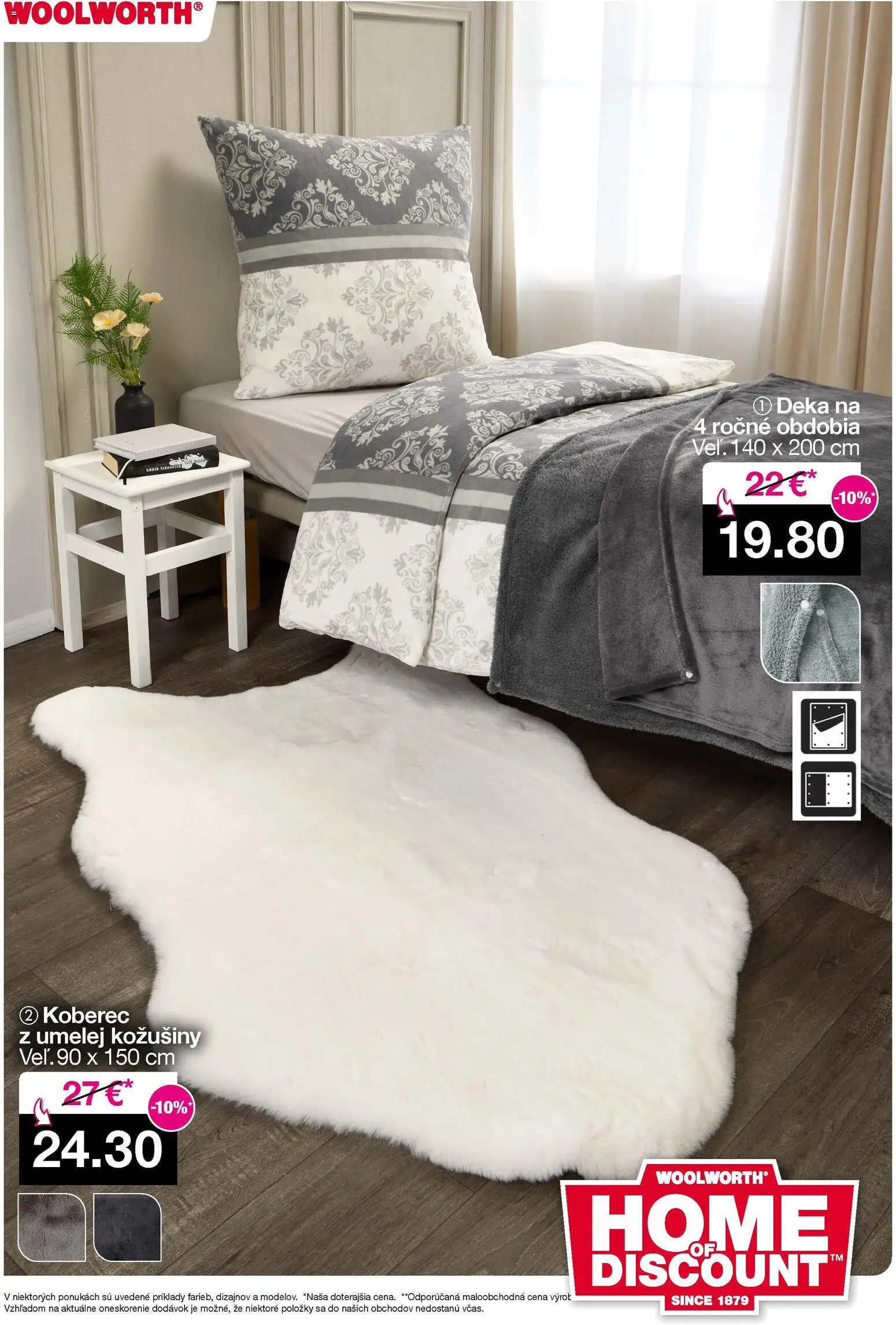 Nové Woolworth akcie – leták je platný od 21.11.2025 | Strana: 19 | Produkty: Koberec