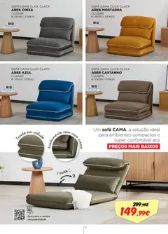 Pré-visualização Espaço Casa - Catálogo Kaliási - Sofás Camas válido de 21.07.2025 | Página: 11 | Produtos: Cama, Sofá, Creme