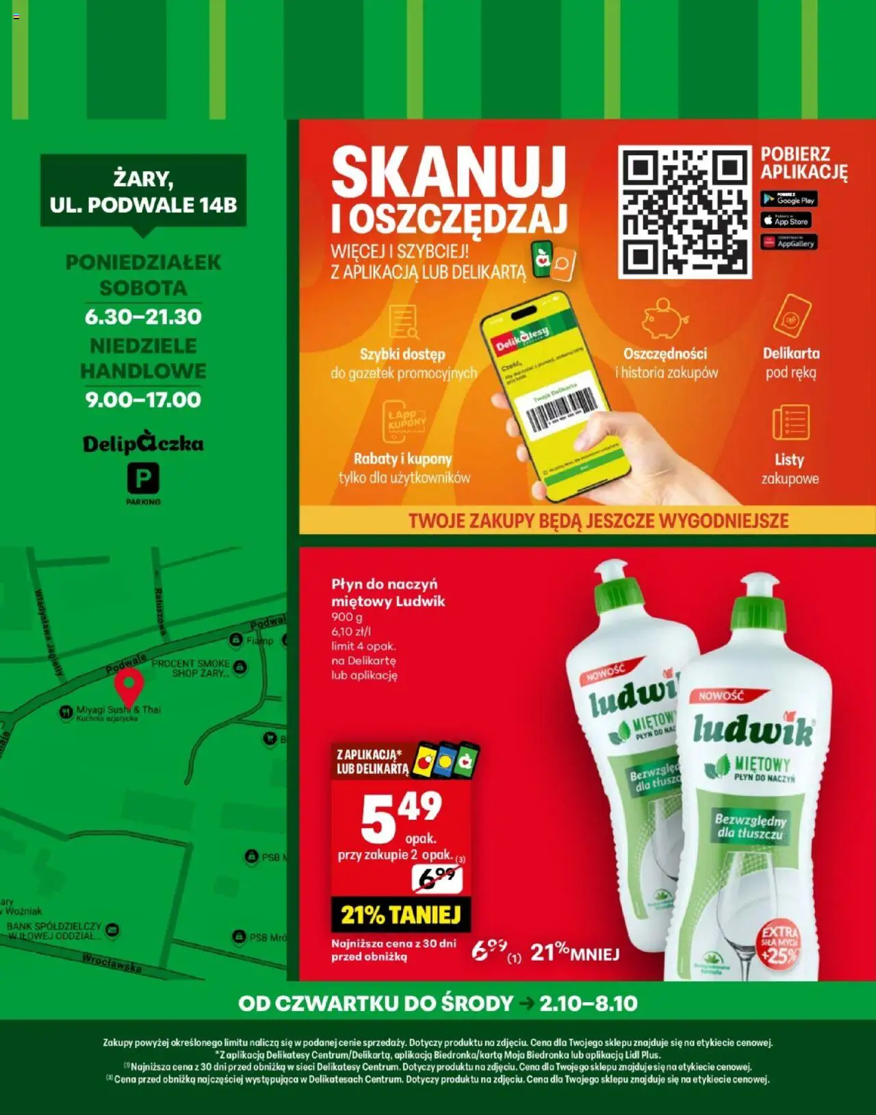 Delikatesy Centrum Gazetka - Żary Otwarcie od 02.10.2025 | Strona: 4 | Produkty: Delikatesy, Sushi