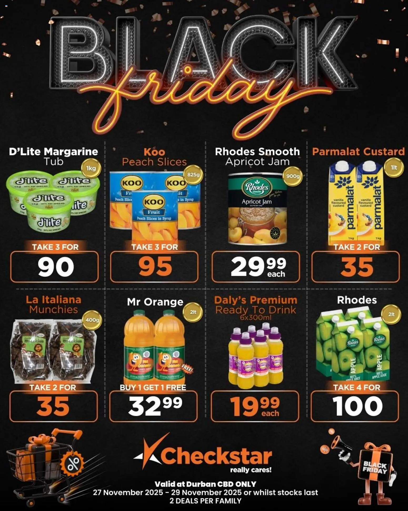 New Check Star catalogue – valid from 27.11.2025 | Page: 6 | Products: Margarine, Syrup, Fat spread, Fruit