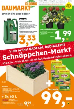 Globus Baumarkt Prospekt Dietzenbach	 ab 20.04.2026 gültig