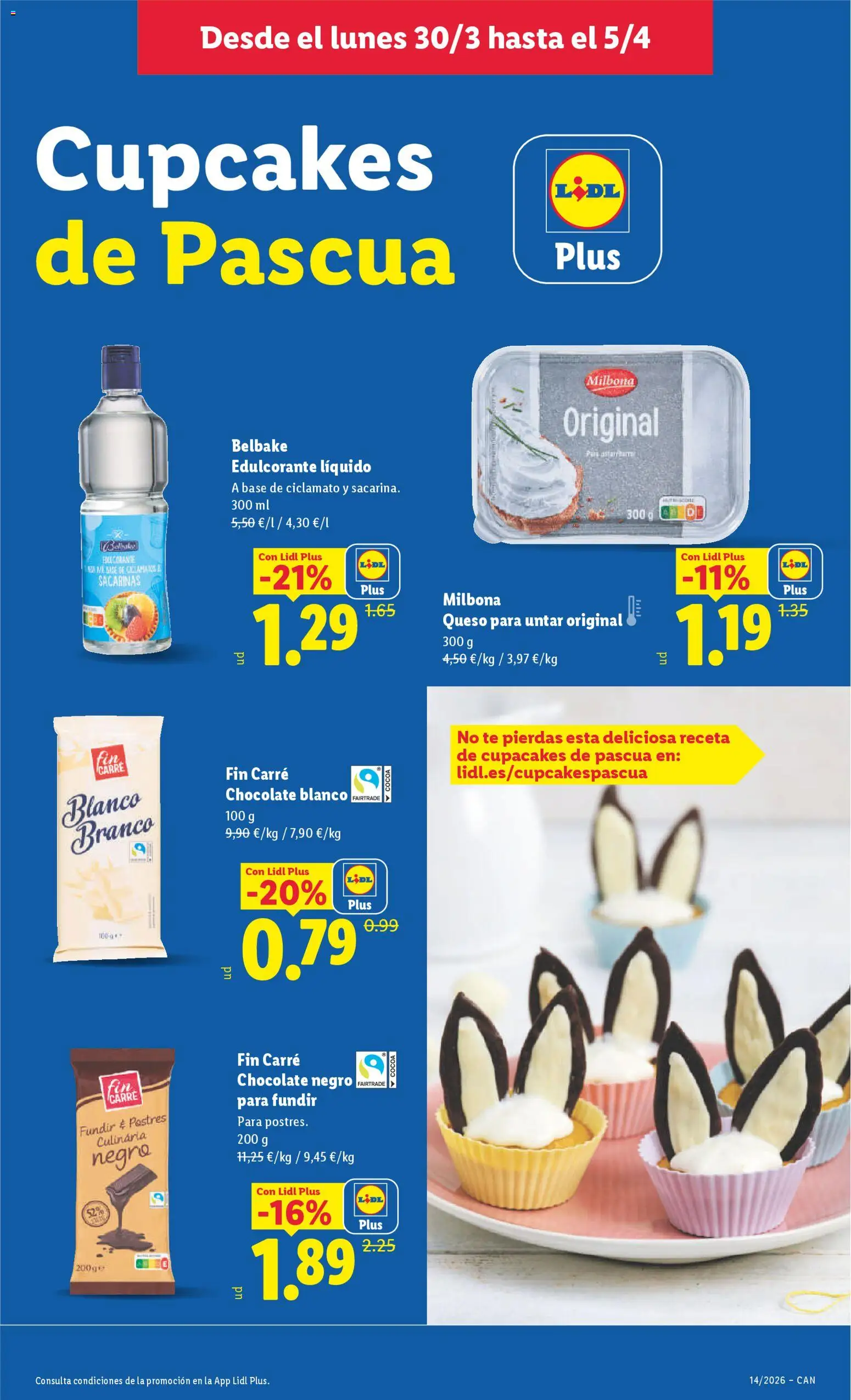 Lidl folleto │ válido desde el 30.03.2026 | Página: 29 | Productos: Queso, Chocolate, Té, Queso para untar