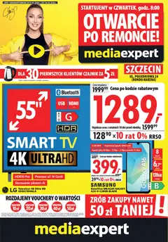 Pogląd oferty "Mediaexpert promocje - Otwarcie po remoncie Szczecin" - ważna od 09.04.2026