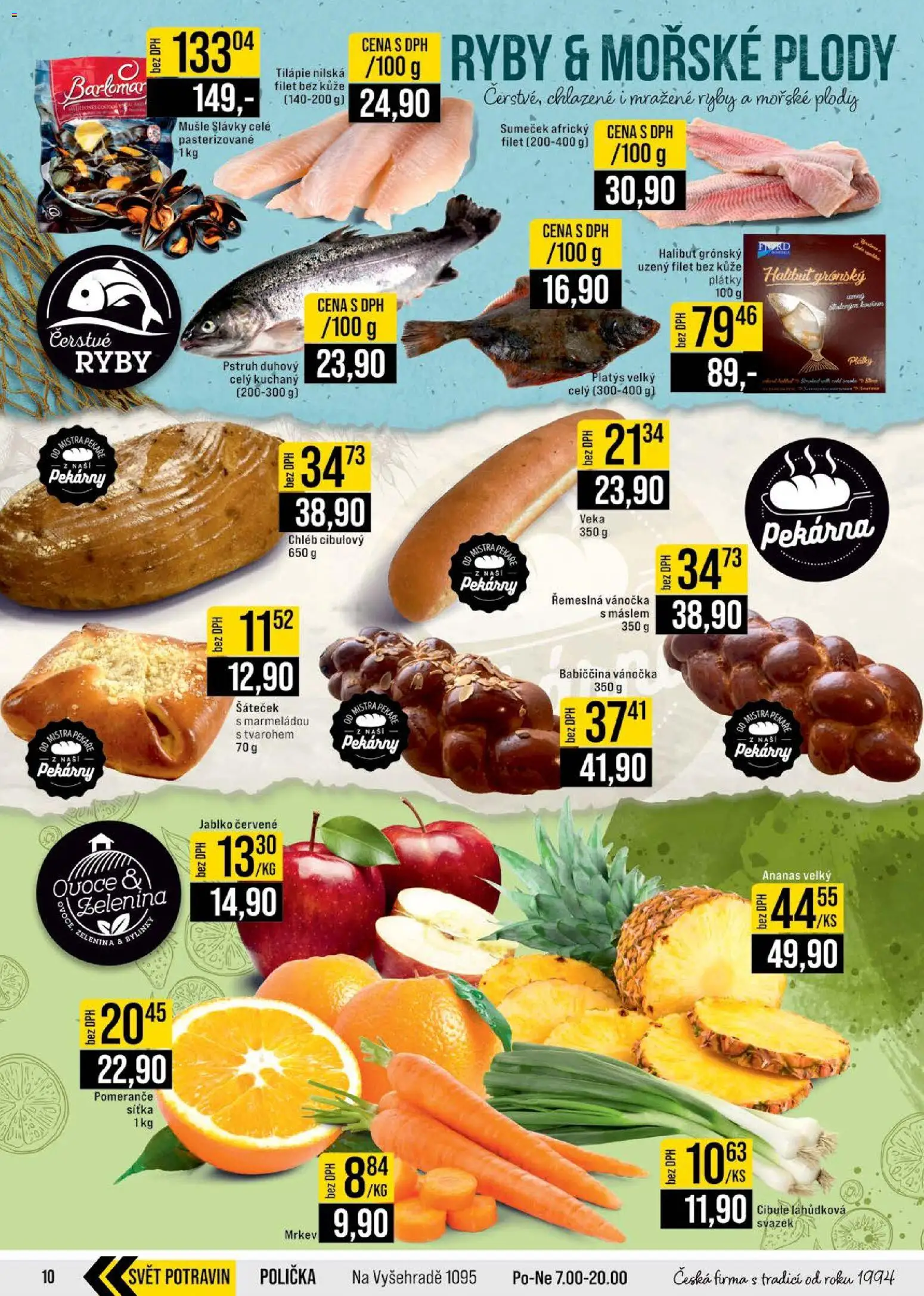 Jip leták - Cash & Carry od 17.12.2025 | Strana: 10 | Produkty: Veka, Chléb, Zelenina, Vánočka