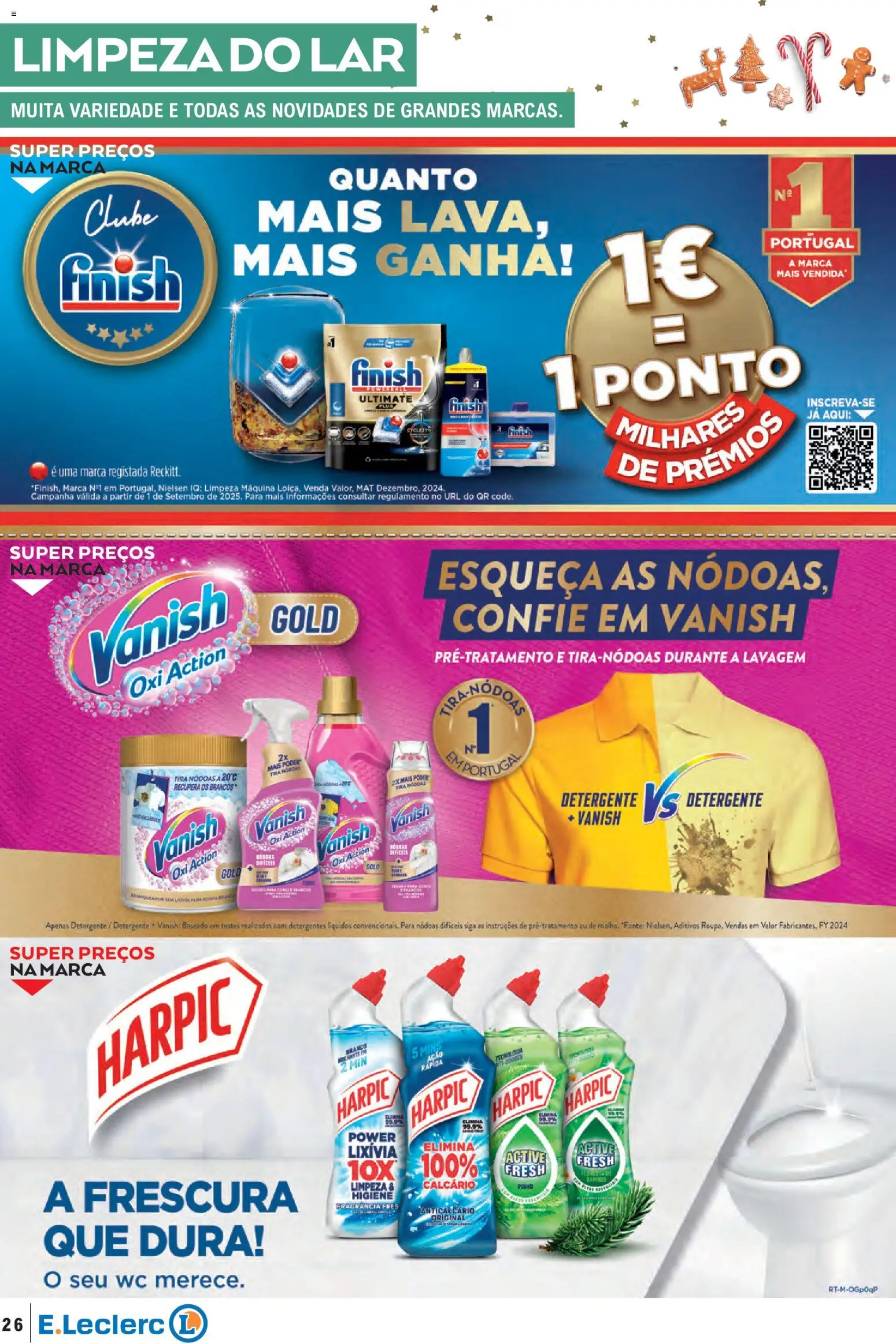 E.Leclerc folheto │ válido de 18.12.2025 | Página: 26 | Produtos: Fragrância, Detergente