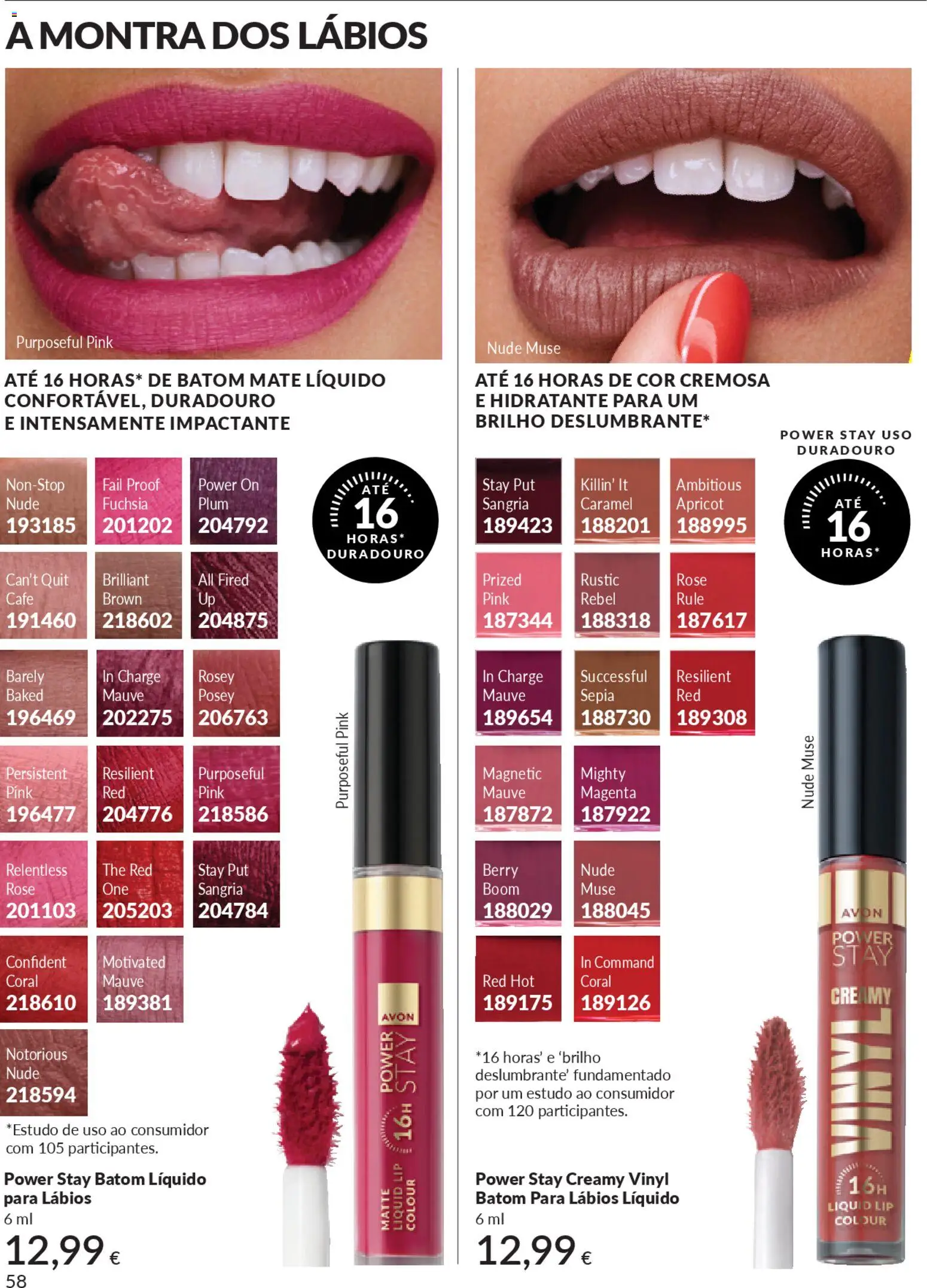 Catálogo Avon Campanha 1 │ válido de 01.01.2026 | Página: 58 | Produtos: Batom, Café