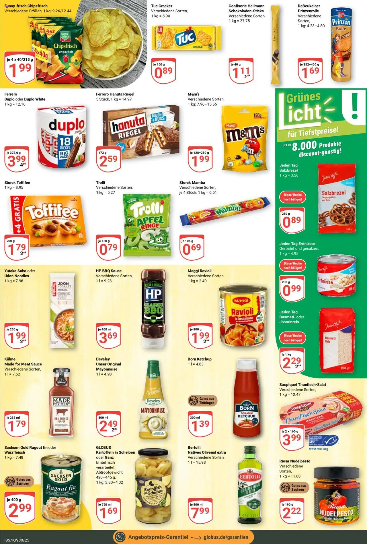 Globus Prospekt 	 - gültig ab dem 21.07.2025 | Seite: 14 | Produkte: HP, Jasminreis, Maggi, Mayonnaise