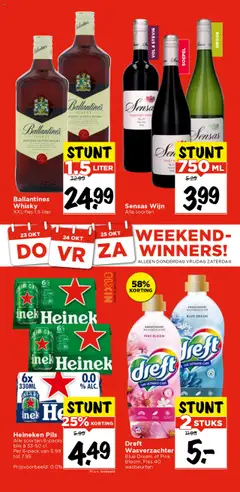 Vomar - Folder - Voorbeeld van een folder van Vomar, geldig van 19.10.2025 | Pagina: 41 | Producten: Wasverzachter, Wijn, Dijoni mustár, Whisky
