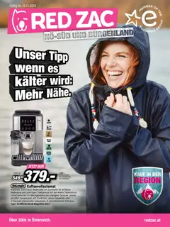 RED ZAC NÖ-Süd & Burgenland ab 27.10.2025 gültig