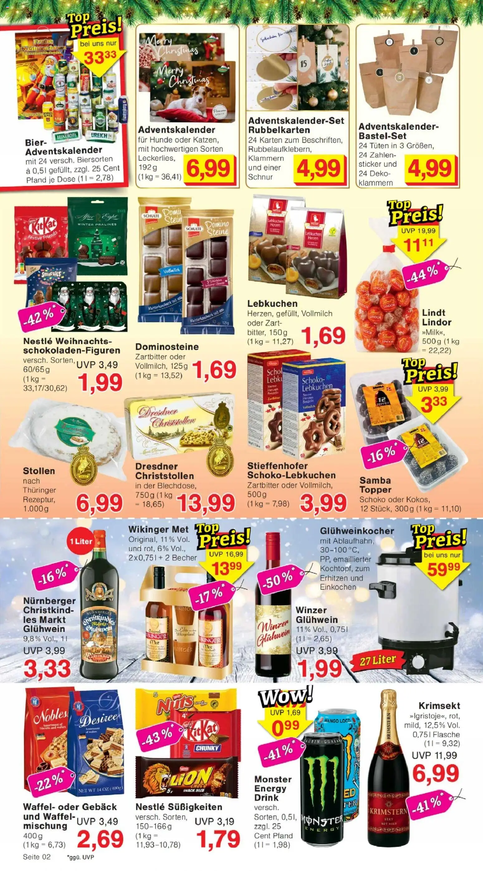 Jawoll Prospekt – gültig ab 27.10.2025 | Seite: 2 | Produkte: Energy, Topper, Mango, Süßigkeiten