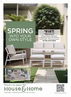Preview of House and Home specials valid from 18.08.2025