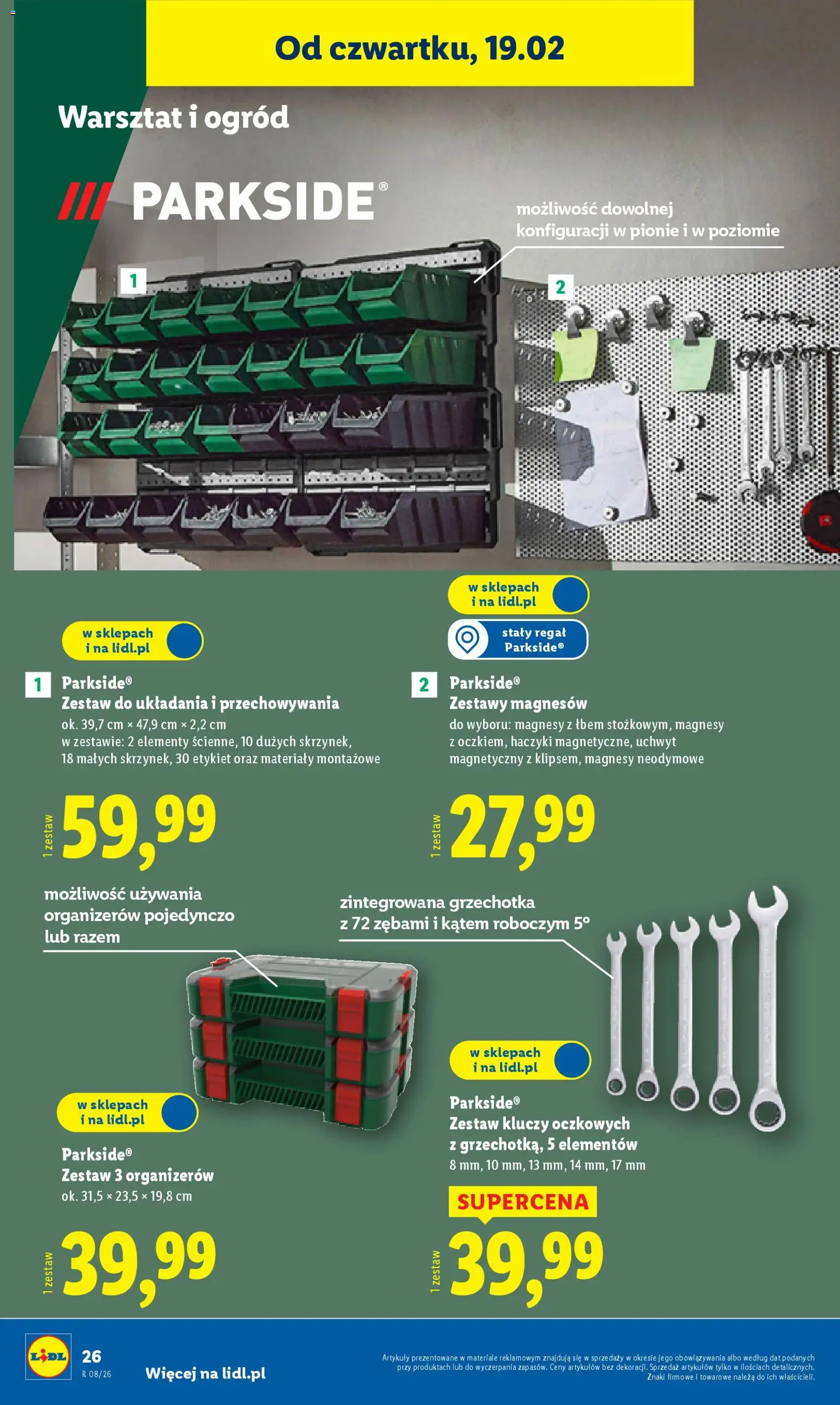 Lidl Polsko katalog od 16.02.2026 | Strana: 34 | Produkty: Parkside, Regál