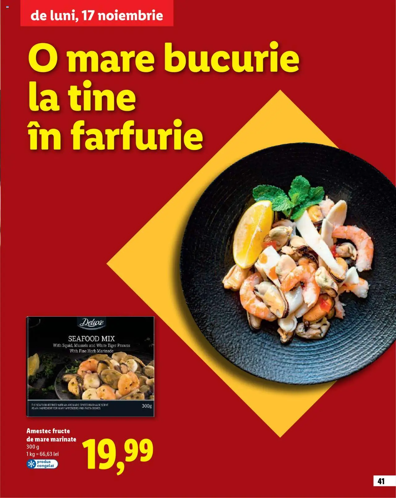 Noul catalog Lidl – valabil de la 23.10.2025 | Pagină: 41 | Produse: Farfurie, Fructe, Fructe De Mare