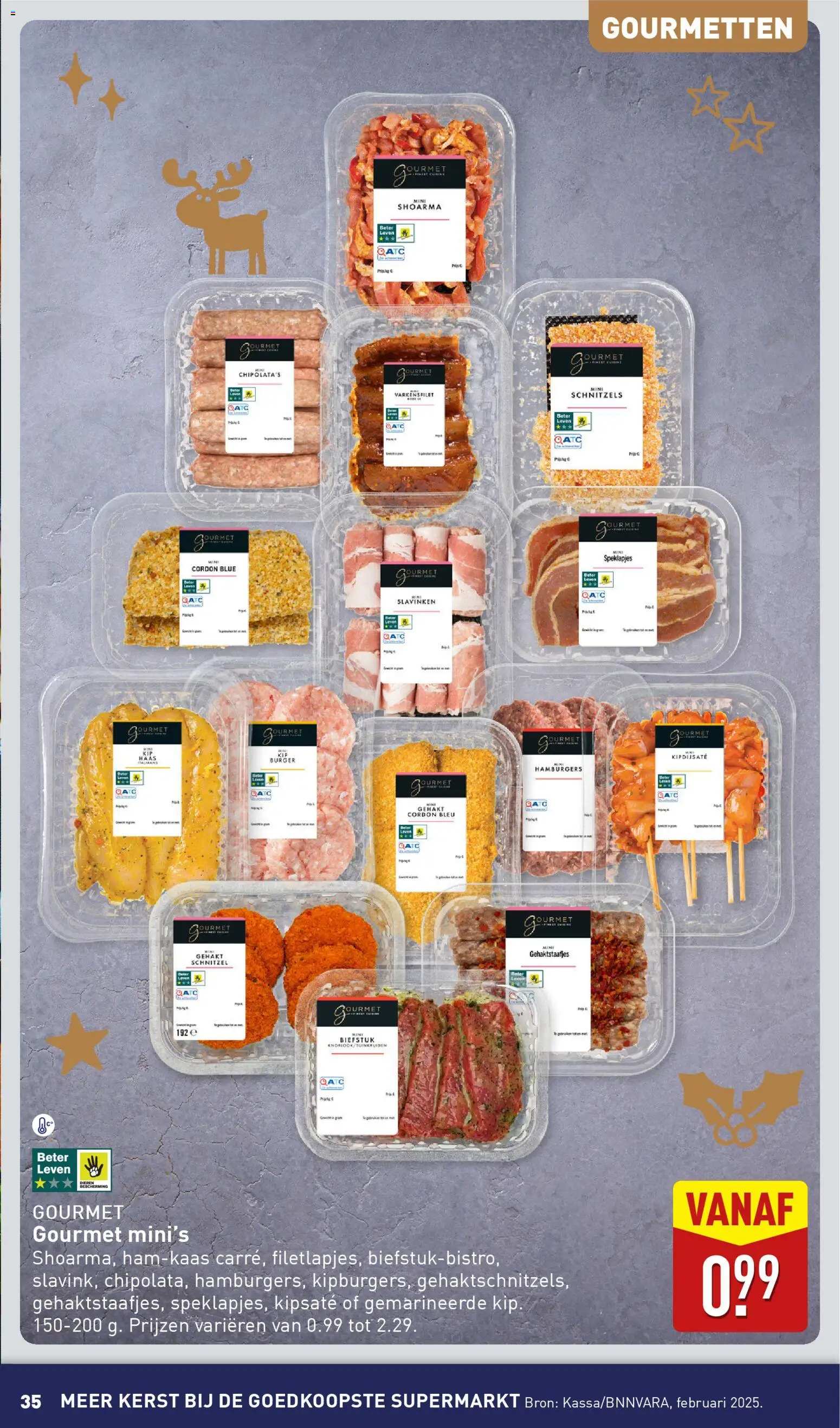 {H1} | Pagina: 35 | Producten: Biefstuk, Gehakt, Schnitzel, Knoflook