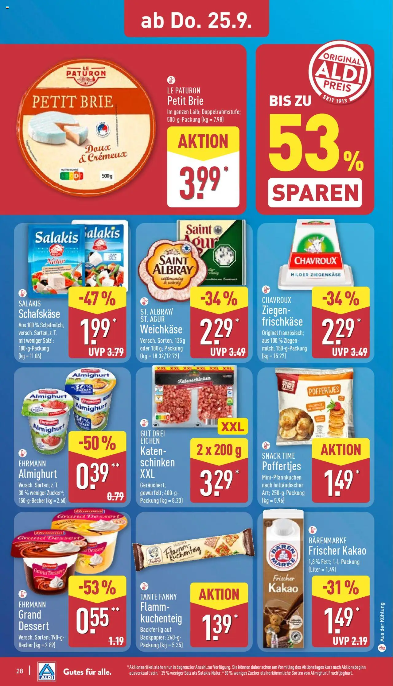 Aldi Prospekt 	 – gültig ab 22.09.2025 | Seite: 32
