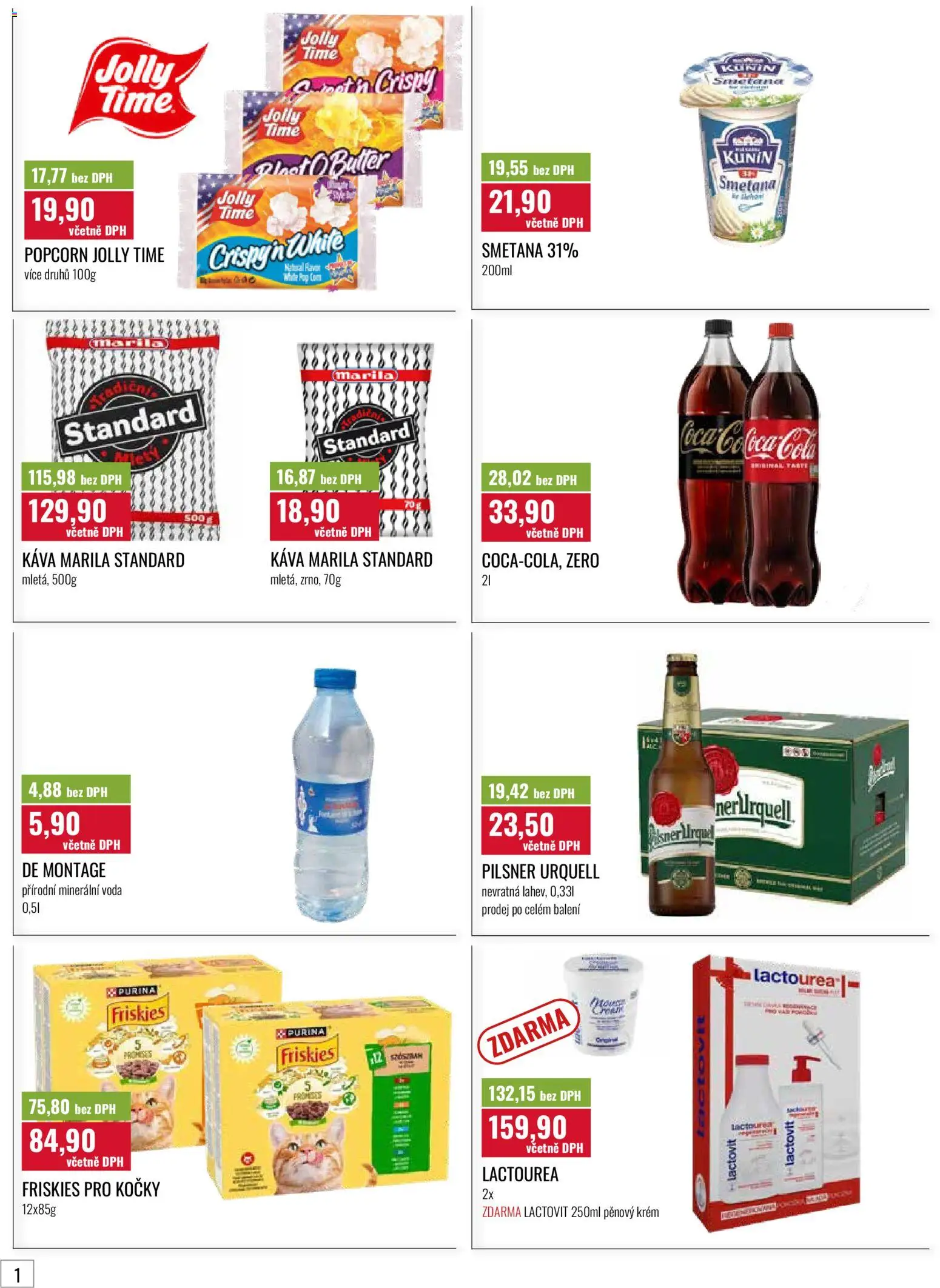 Ratio leták od 01.04.2026 | Strana: 2 | Produkty: Káva, Purina, Pilsner Urquell, Lactovit