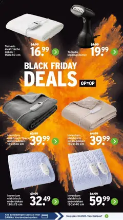GAMMA - Black Friday - Voorbeeld van een folder van GAMMA, geldig van 27.10.2025 | Pagina: 38 | Producten: Deken