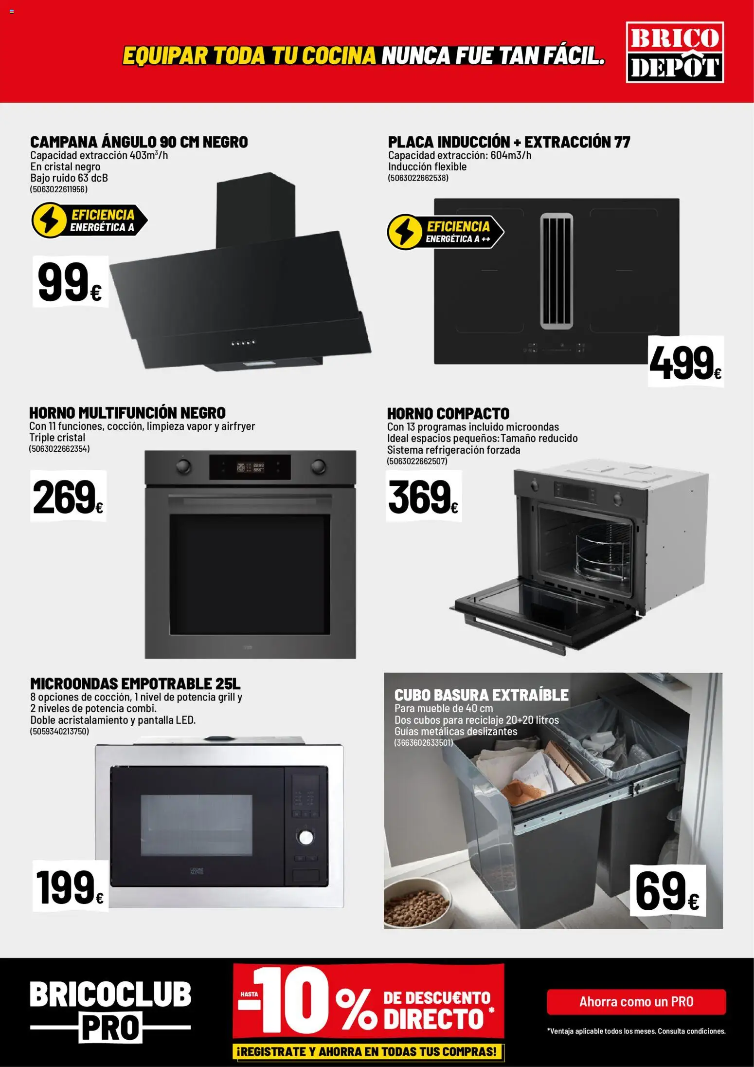 Brico Depôt folleto │ válido desde el 27.02.2026 | Página: 9 | Productos: Horno, Cocina