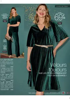 Damart folder / publicité - Voorbeeld van een folder van Damart, geldig van 26.11.2025 | Pagina: 17 | Producten: Velours