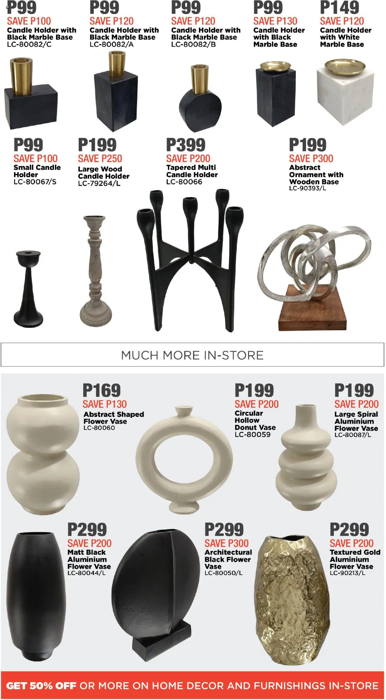 New House and Home catalogue – valid from 06.10.2025 | Page: 12 | Products: Candle holder, Vase