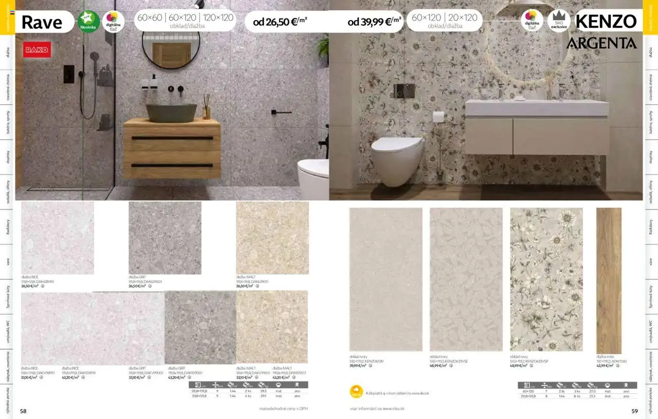 Nové Siko akcie – leták je platný od 01.09.2025 | Strana: 30 | Produkty: Osvetlenie, Dlažba, Radiátory, Obklad