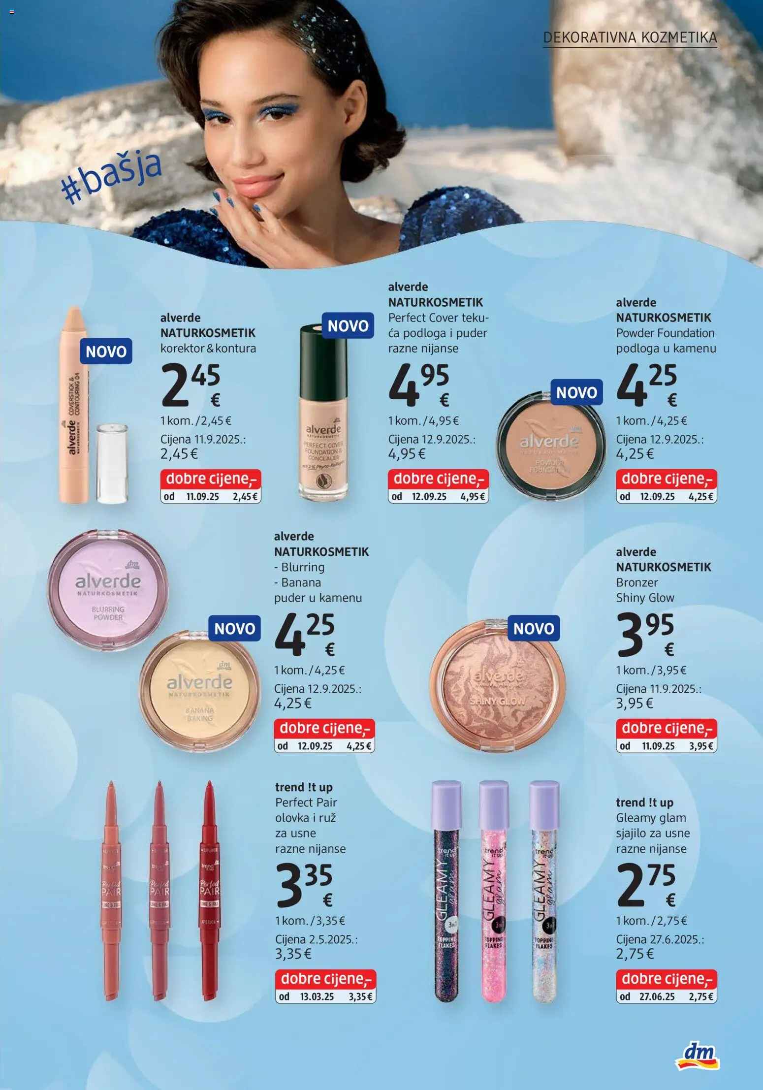 DM katalog | vrijedi od 11.12.2025 | Stranica: 9 | Proizvodi: Bronzer, Ruž, Sjajilo za usne, Korektor