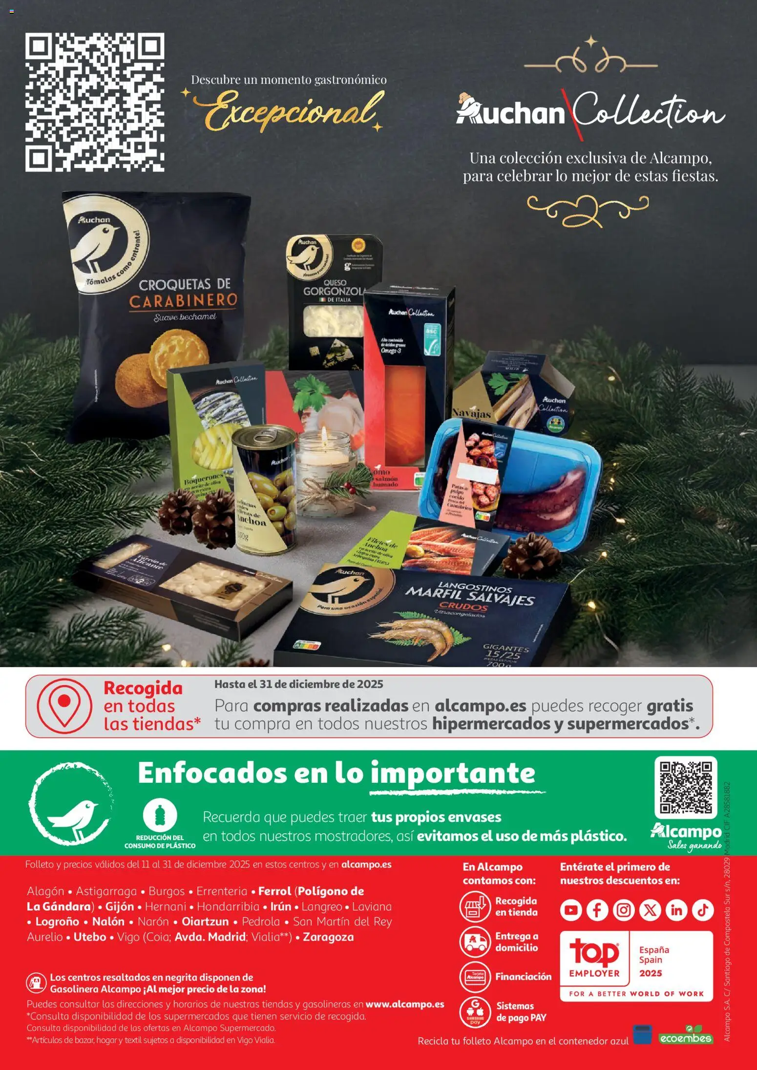 Alcampo - HG Unico │ válido desde el 11.12.2025 | Página: 56 | Productos: Queso, Aceite, Aceite de oliva, Croquetas