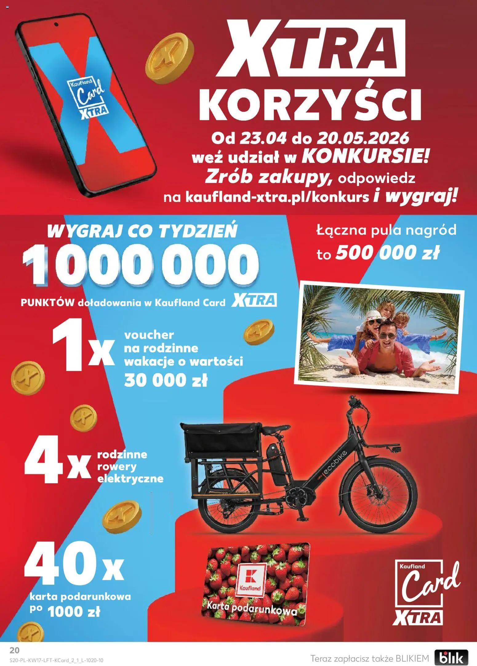 Kaufland gazetka od 23.04.2026 | Strona: 20 | Produkty: Karta