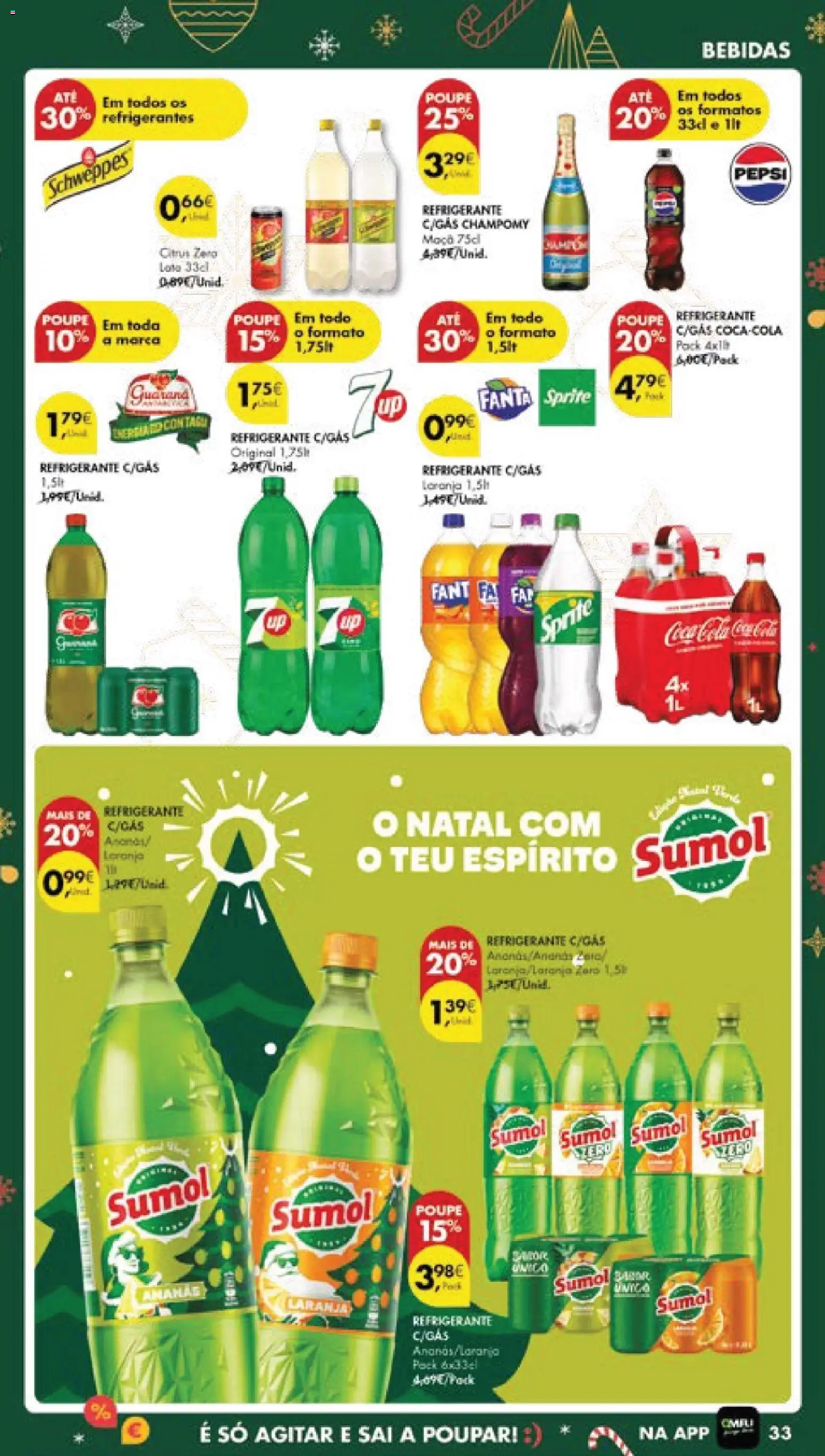 Pingo Doce folheto │ válido de 16.12.2025 | Página: 39 | Produtos: Refrigerante, Fanta, Maça, Coca-cola