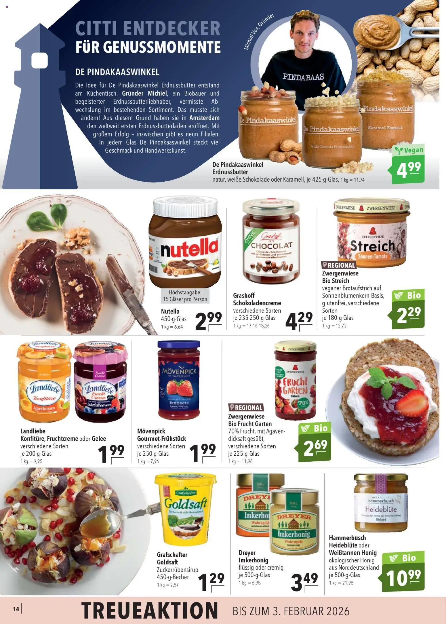 CITTI Markt Prospekt 	 – gültig ab 29.10.2025 | Seite: 14 | Produkte: Schokolade, Creme, Nutella