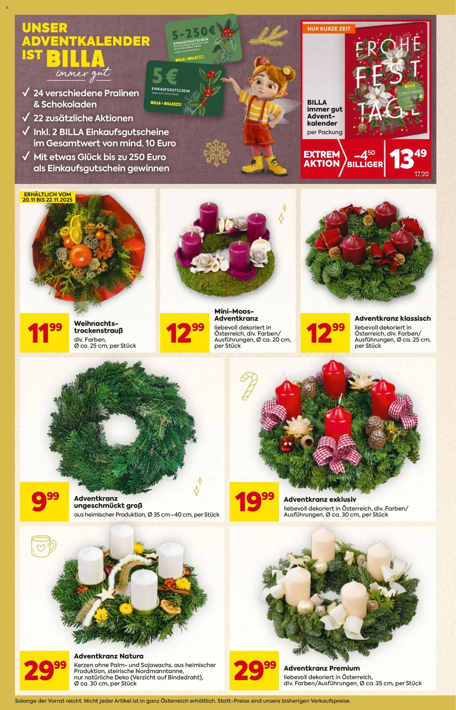 Billa Flugblatt - Salzburg gültig ab 20.11.2025 | Seite: 8