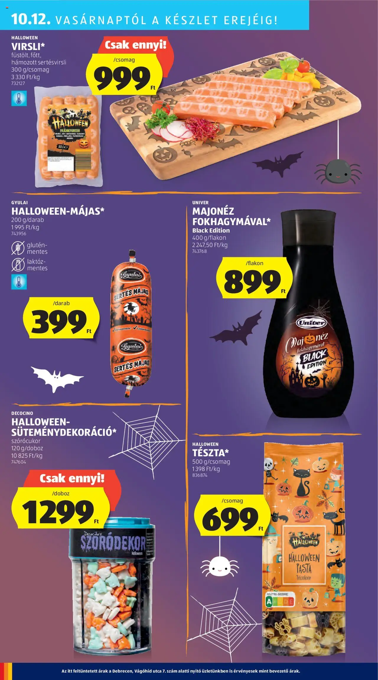 Aldi akciós ujság - amely érvényes a következő dátumtól: 09.10.2025 | Oldal: 34 | Termékek: Majonéz