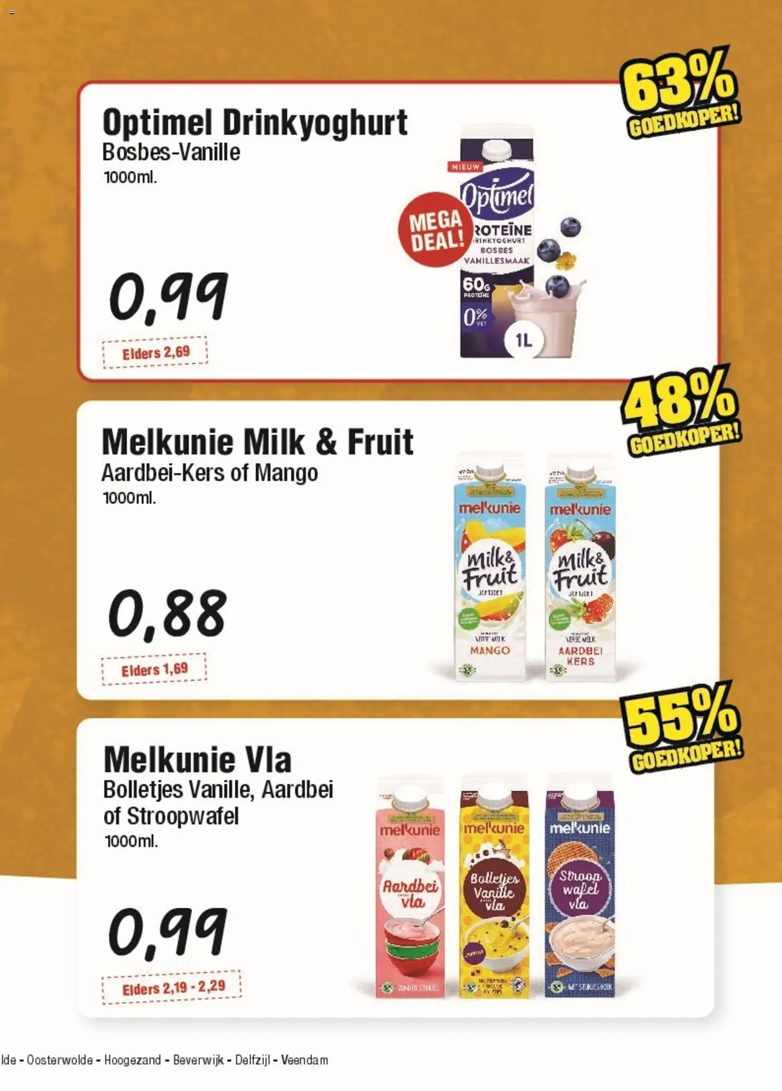 {H1} | Pagina: 2 | Producten: Muffins, Yoghurt, Salade