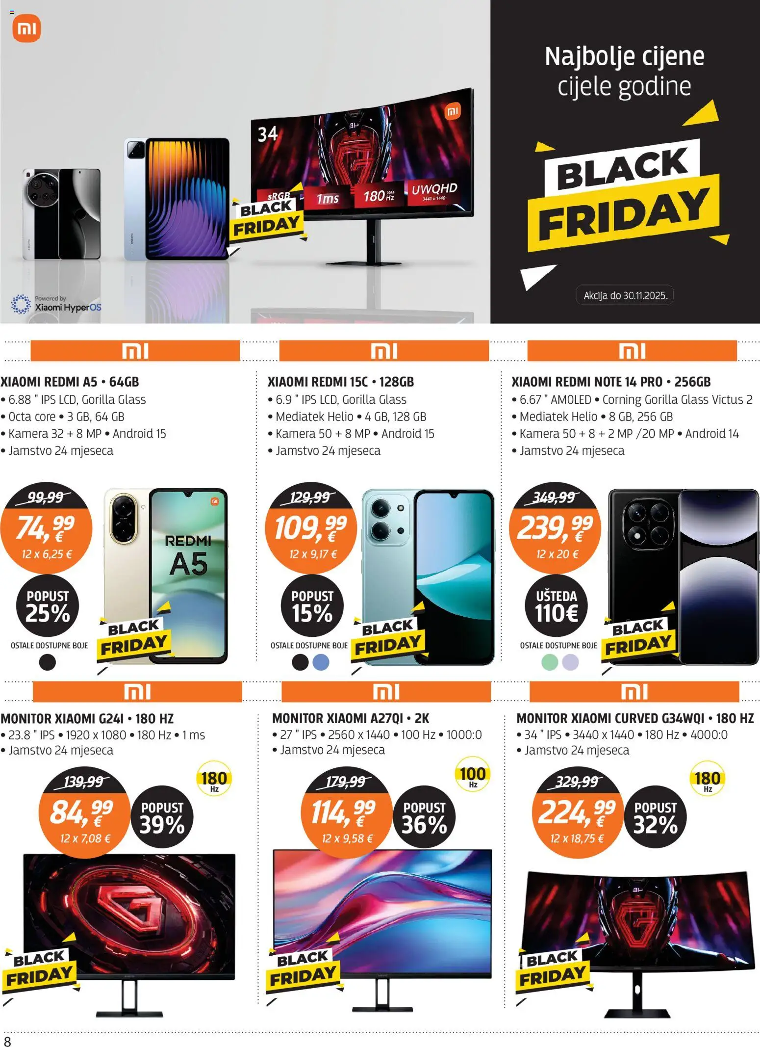 Centar Tehnike katalog | vrijedi od 03.11.2025 | Stranica: 8 | Proizvodi: Monitor